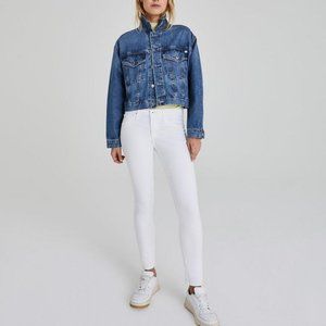 AG WHITE LEGGING SKINNY JEAN 24 R $